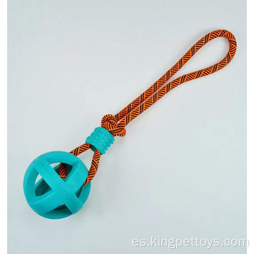 Dog Hollow Ball Toy TPR Pet Ball Rope